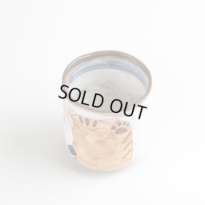 画像3: 仲良しネコ（青） 湯呑