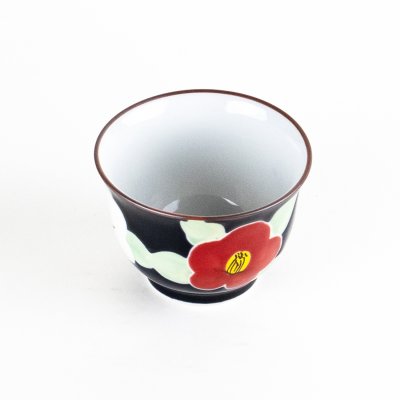 画像2: 釉彩椿（ルリ）　煎茶