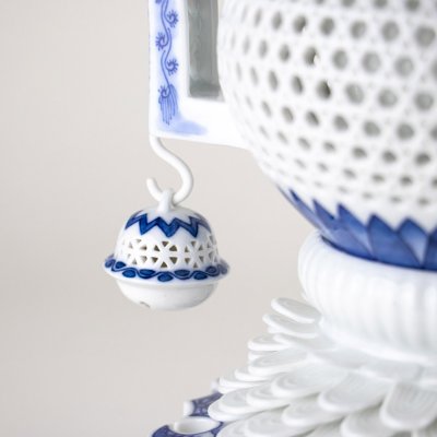 画像7: 透し彫 香炉(木箱入)