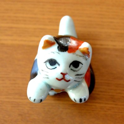 画像5: 日本のお土産 おみやげ 海外へのおみやげ 伝統工芸品 有田焼 おねだり猫 ミニサイズ 置物 飾り オブジェ 陶器 日本製