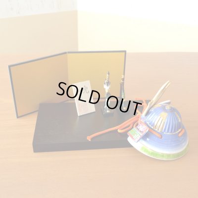 画像4: 日本のお土産 おみやげ 海外へのおみやげ 日本人形 侍 兜 かぶと 伝統工芸品 有田焼 勇将 置物 飾り オブジェ 陶器 日本製