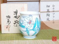 白カサブランカ 湯呑