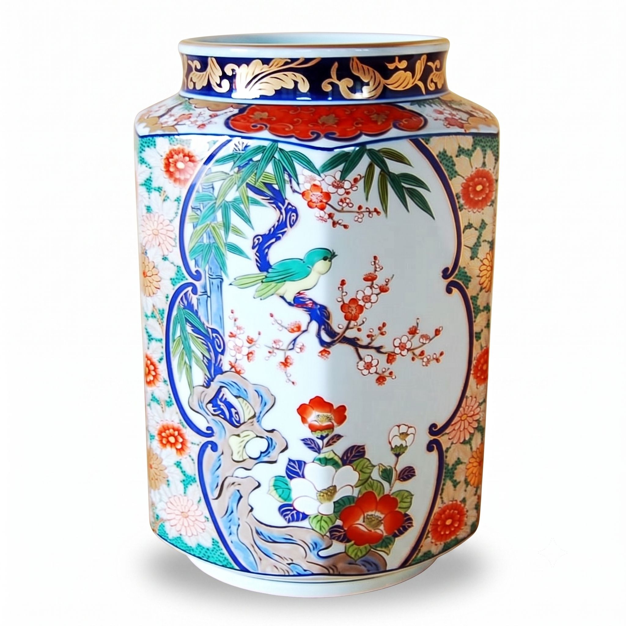 古伊万里様式の花瓶