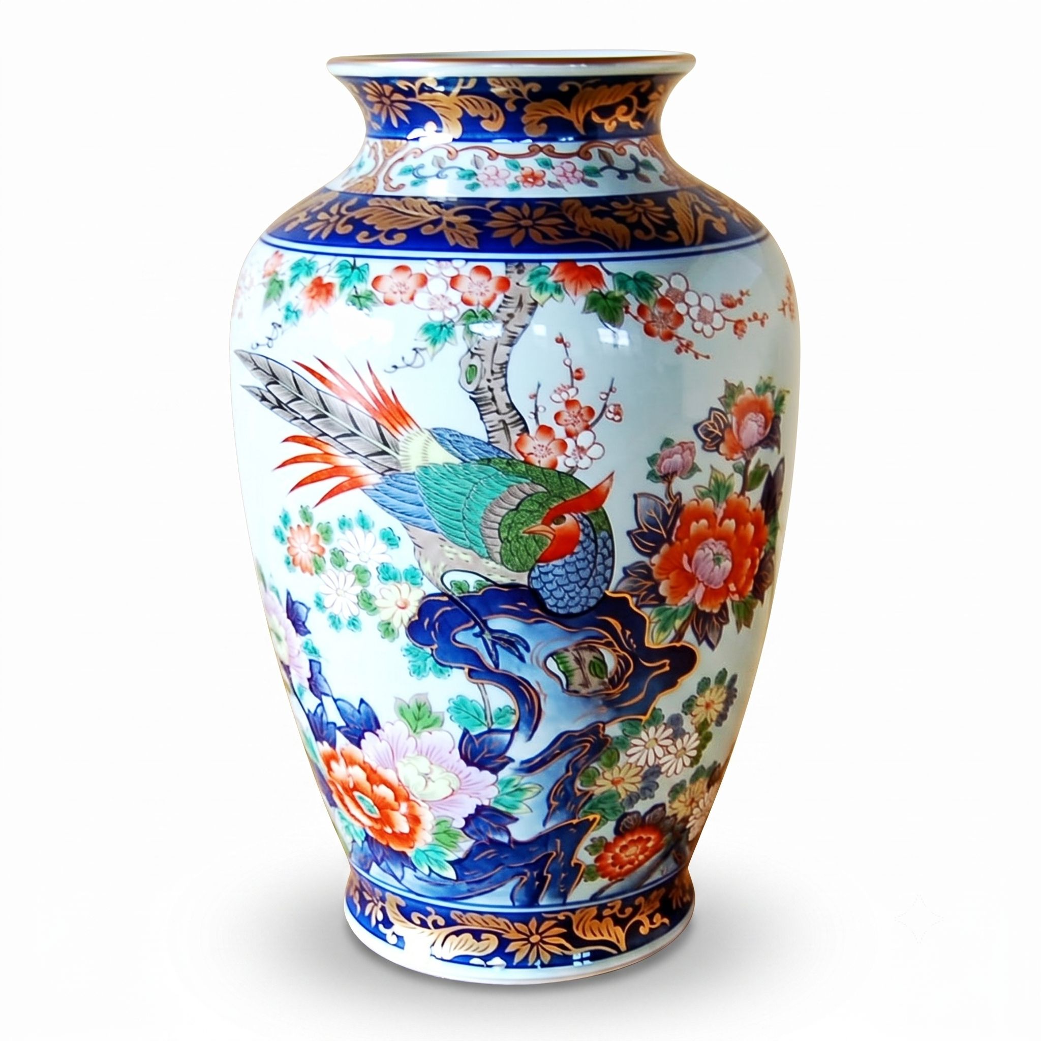 古伊万里様式の花瓶