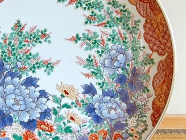 画像2: 嵯峨野 尺5寸皿(45cm) (2)