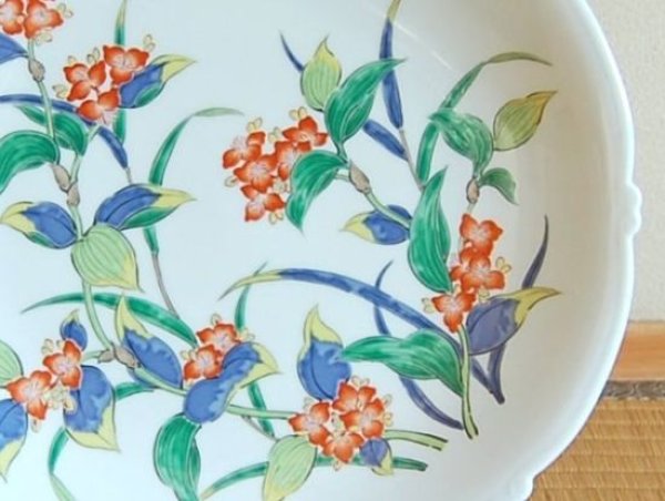 画像2: つゆ草 尺２皿 (2)