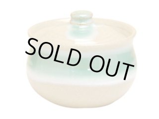 伊万里焼 蓋もの ボンボン入れ 蓋物 3客 染付 印判 明治 大正 鯉 窯