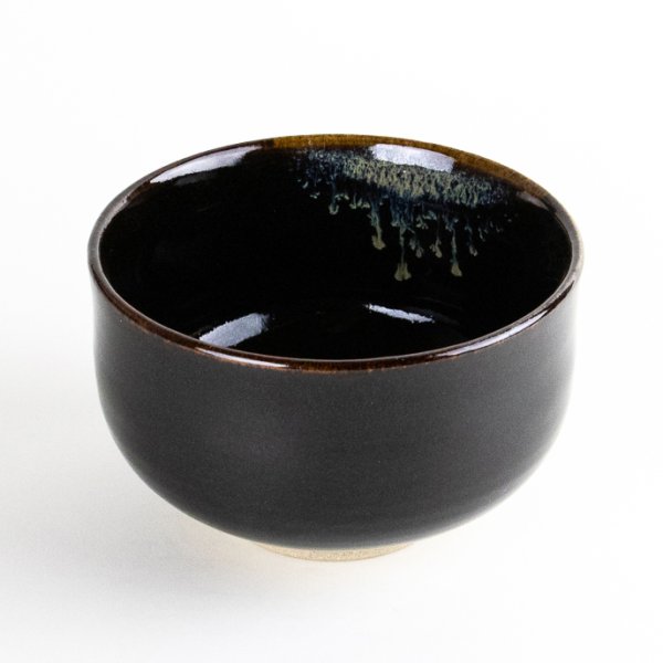 画像4: 漆黒　抹茶碗（木箱入） (4)