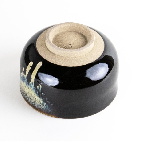 画像6: 漆黒　抹茶碗（木箱入） (6)