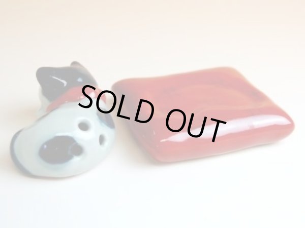 画像2: 座布団ねこ 香立て (2)