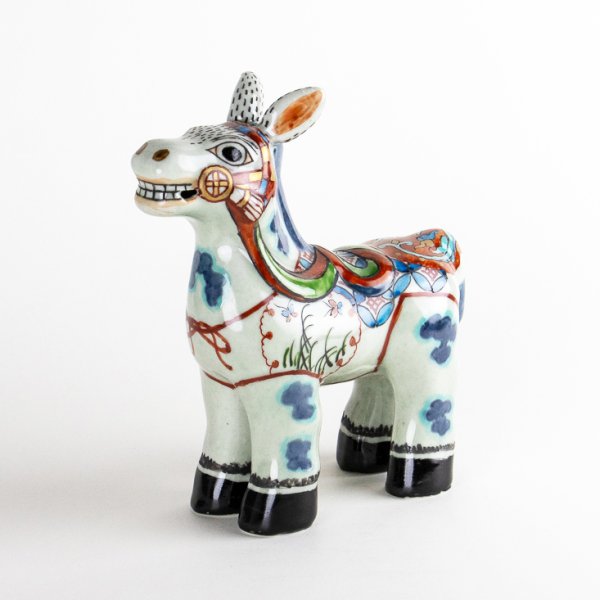 錦丸紋　飾り馬