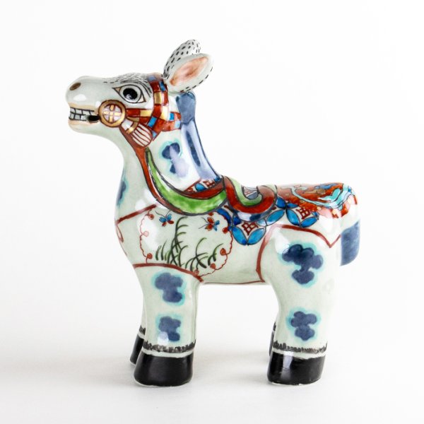 画像2: 錦丸紋　飾り馬 (2)