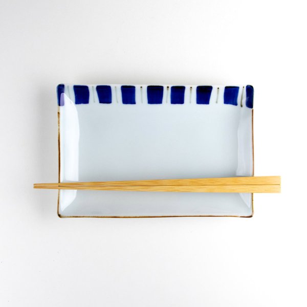 画像5: 呉須十草 (小)焼皿 (5)