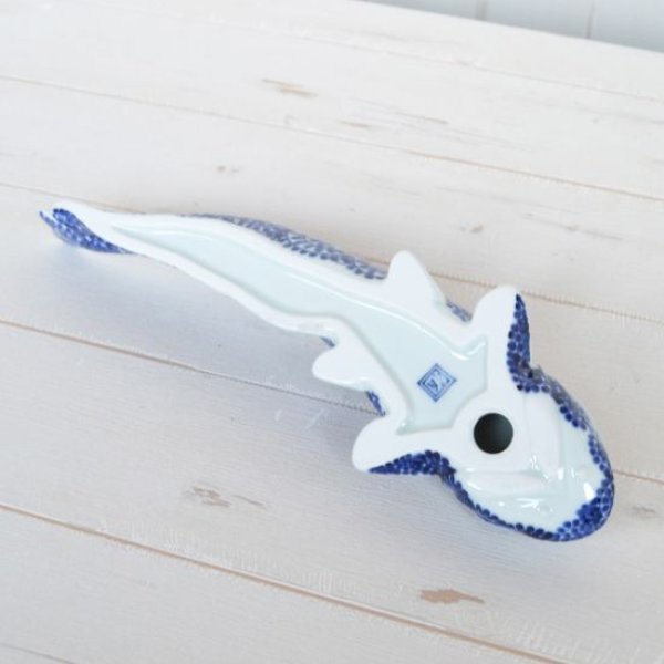 画像4: タコ唐草 なまず置物(30cm) (4)