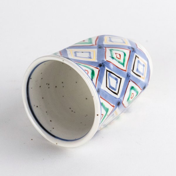 画像4: 菱紋　六角ぐいのみ (4)