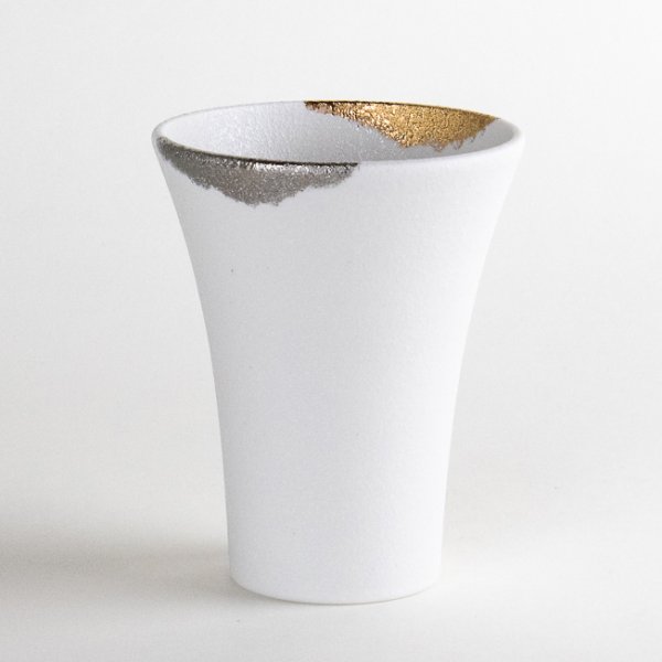 画像2: 岳（白）　反りフリーカップ (2)