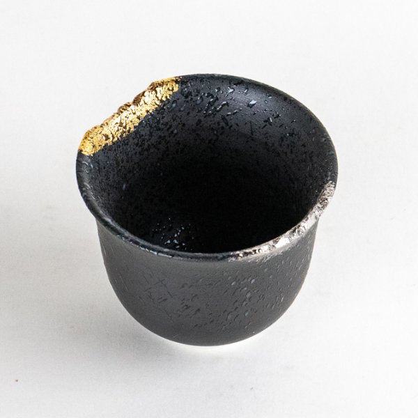 画像3: 岳（黒）　ぐい呑 (3)