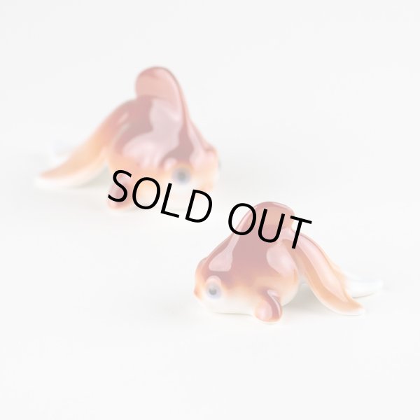 画像3: 金魚（赤/赤）ペアー　置物 (3)