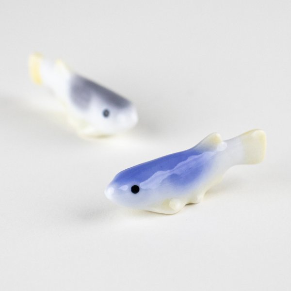 画像3: めだか(ペアー) 置物 (3)