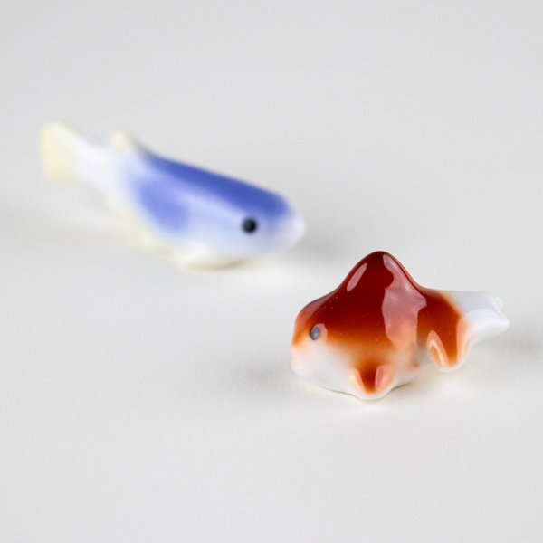 画像3: めだか/ミニ出目金(ペアー) 置物 (3)