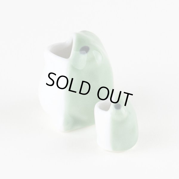 画像5: 広口カエル(親子)ペアー 置物 (5)