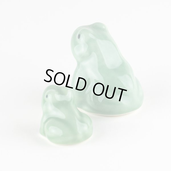 画像4: カエル（親子）ペアー　置物 (4)