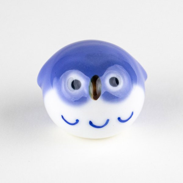 画像4: コバルトふくろう 置物 (4)