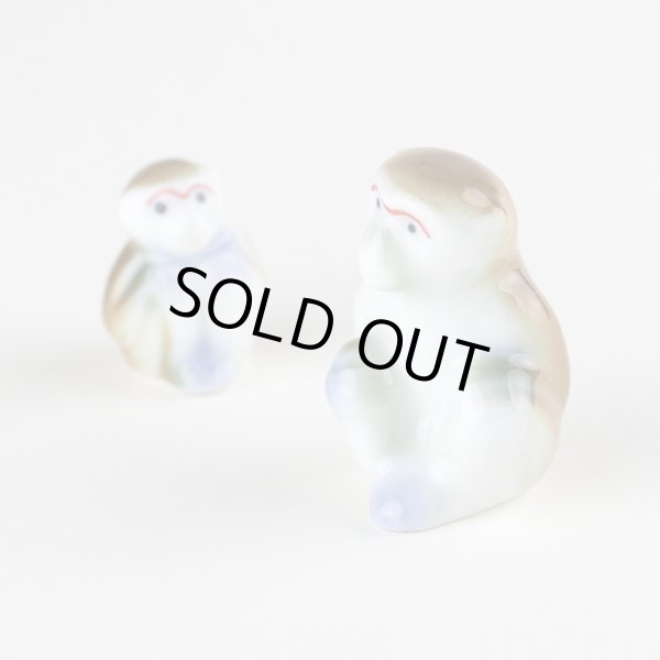 画像3: サル(親子)ペアー 置物 (3)