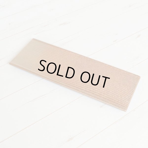 画像2: ブロンド さざ波長角皿 (2)