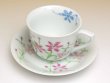 画像3: 染錦コスモス コーヒー碗皿 (3)