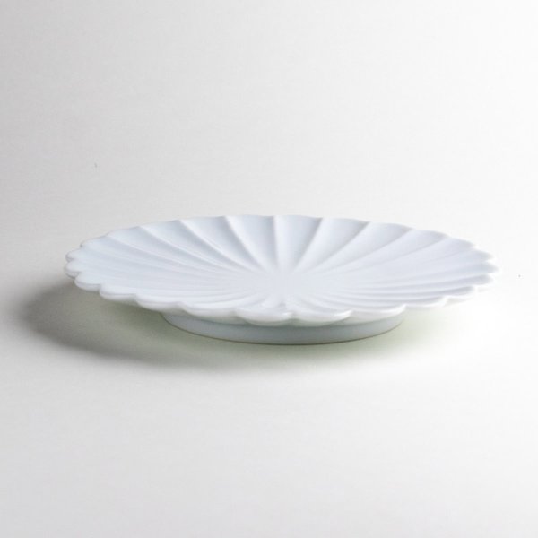 画像3: 白磁菊型 5寸皿 (3)