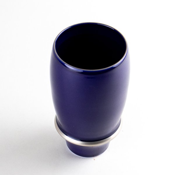 画像2: 【名入れ・名前入り】コバルトブルー プレミアムビアグラス (2)