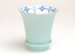 画像2: 青磁瓔珞（反り型）日本酒グラス SAKE GLASS (2)