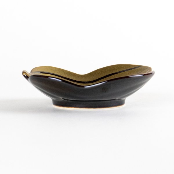 画像2: 錦金彩飴釉　瓢形小付 (2)