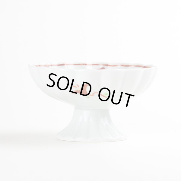 画像2: 赤絵万暦 高台菊小鉢 (2)