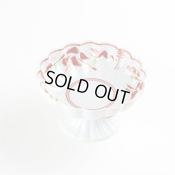 画像3: 赤絵万暦 高台菊小鉢 (3)