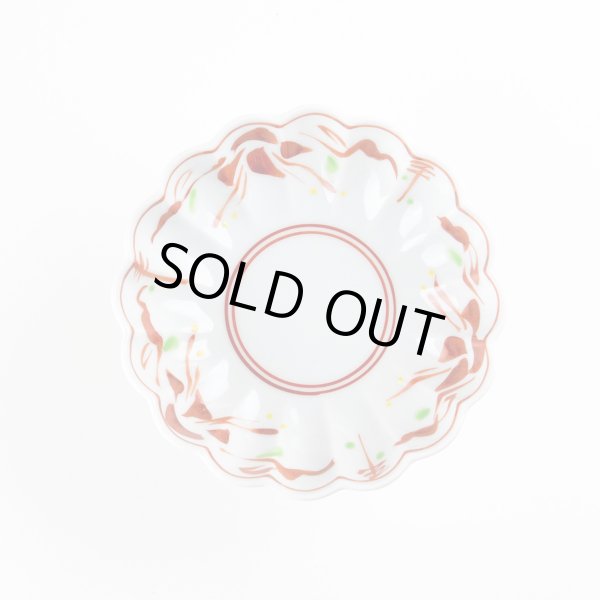 画像4: 赤絵万暦 高台菊小鉢 (4)