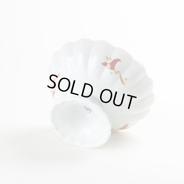 画像5: 赤絵万暦 高台菊小鉢 (5)