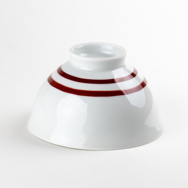 画像4: 剣先紋（赤） 茶碗 (4)