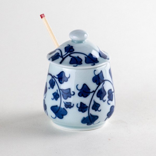 画像3: 唐草 薬味入れ(竹サジ付) (3)