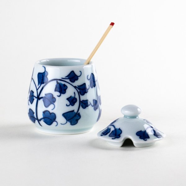 画像4: 唐草 薬味入れ(竹サジ付) (4)