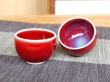 画像4: 辰砂 半酒器セット（馬場真右エ門窯 / 木箱入） (4)