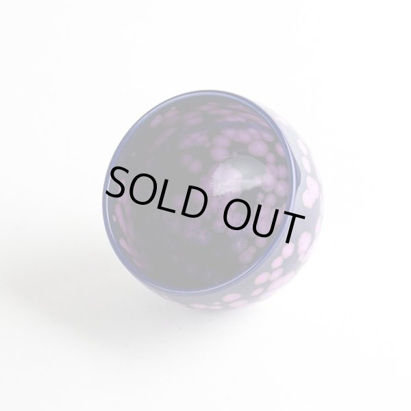 画像4: 紫紅釉 ぐい飲み(馬場真右エ門窯 / 木箱入) (4)