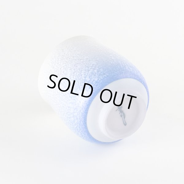 画像5: 藍染水滴（小） 湯呑（馬場真右エ門窯/木箱付） (5)