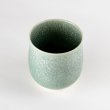 画像3: うぐいす釉 （大）湯呑（馬場真右エ門窯/木箱付） (3)