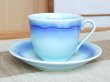 画像2: 海のシルクロード コーヒー碗皿（馬場真右エ門窯 / 木箱入） (2)