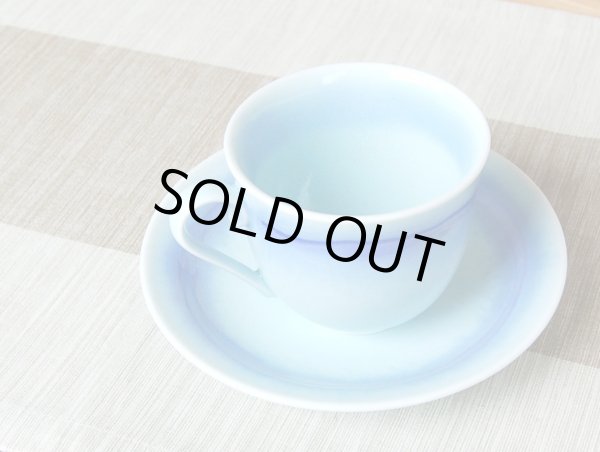 画像3: 海のシルクロード コーヒー碗皿(馬場真右エ門窯 / 木箱入) (3)