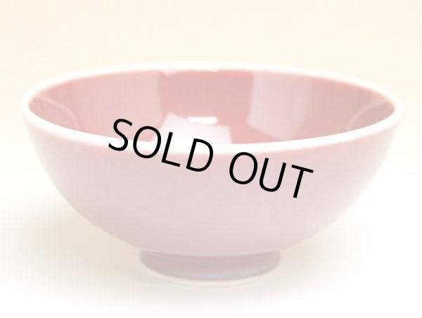 画像2: 内外辰砂 茶碗（大）（馬場真右エ門窯/木箱付） (2)