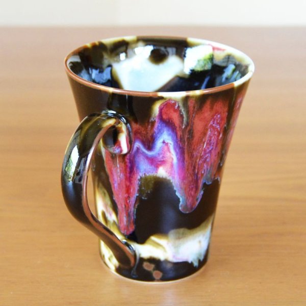 画像5: 夢 マグカップ 真右エ門窯 二代真右衛門 馬場九洲夫 作 (5)