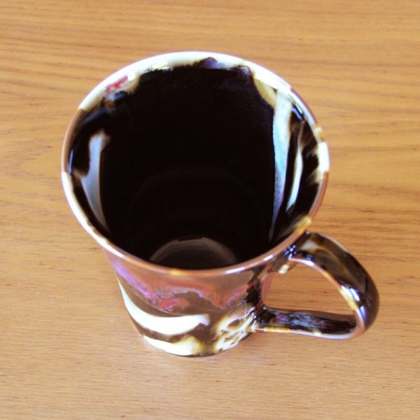 画像6: 夢 マグカップ 真右エ門窯 二代真右衛門 馬場九洲夫 作 (6)